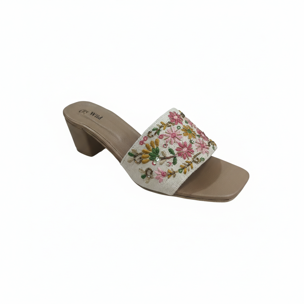 Shehzaadi - White Slip-On