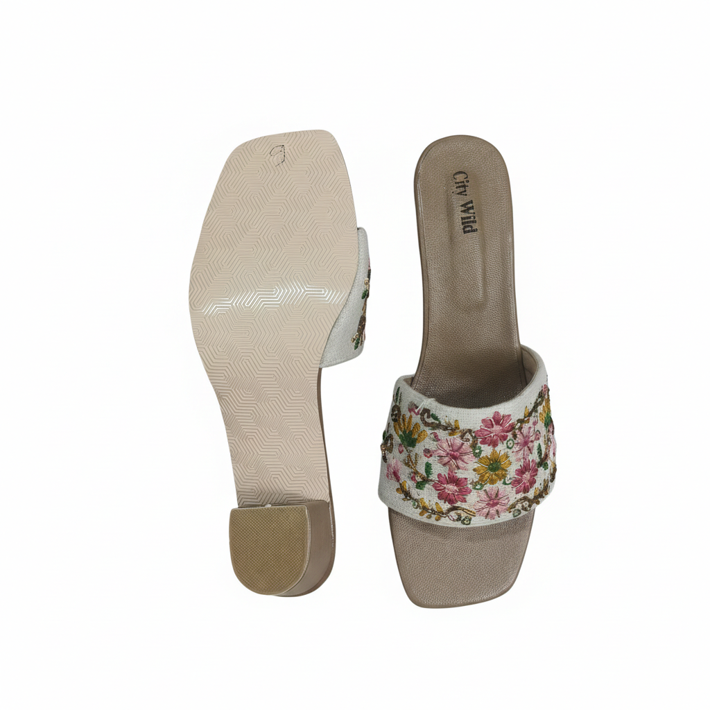 Shehzaadi - White Slip-On