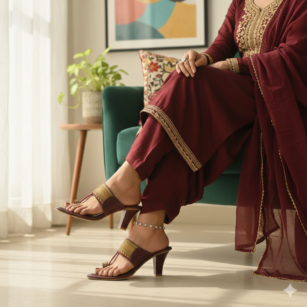 Kumkum - Kolhapuri sandals