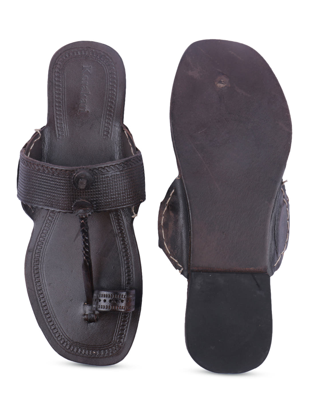 9 Braids Women's Kolhapuri Chappal