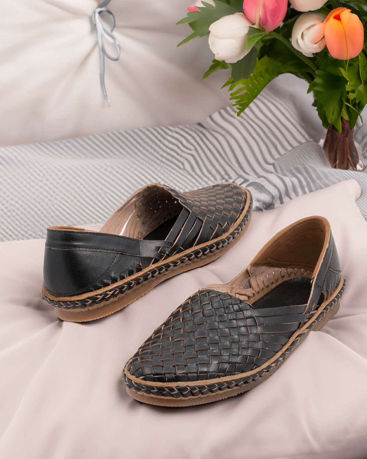 Ebony - Kolhapuri Shoes (Bantu) for Women