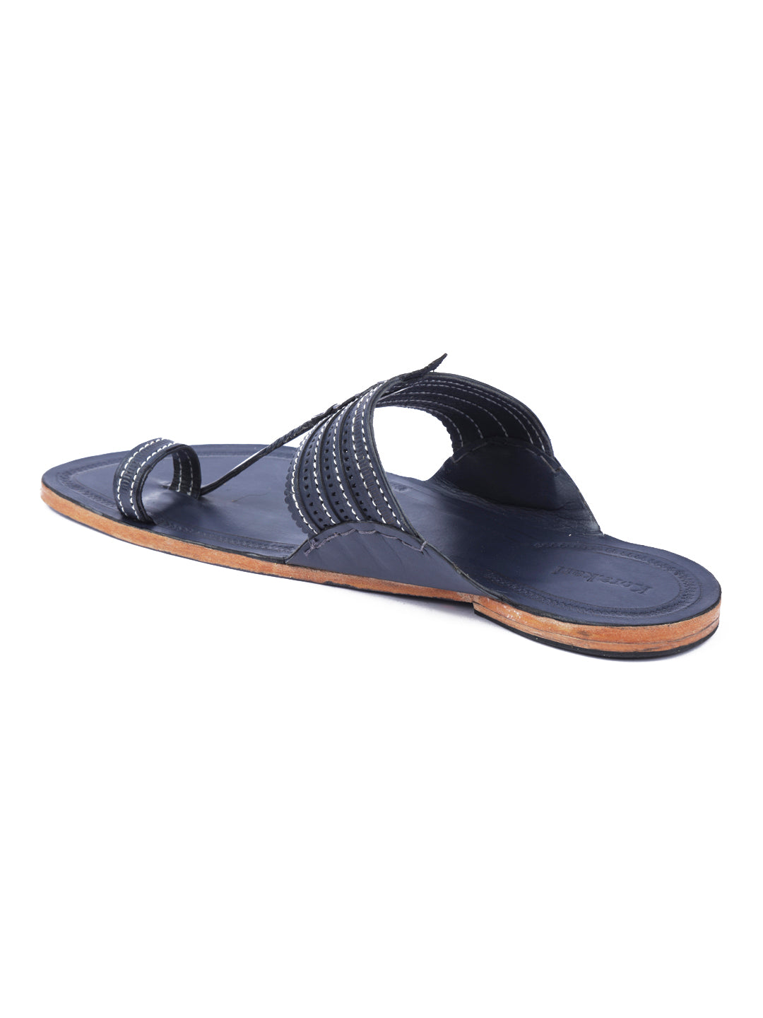 Men blue Kolhapuri Chappal