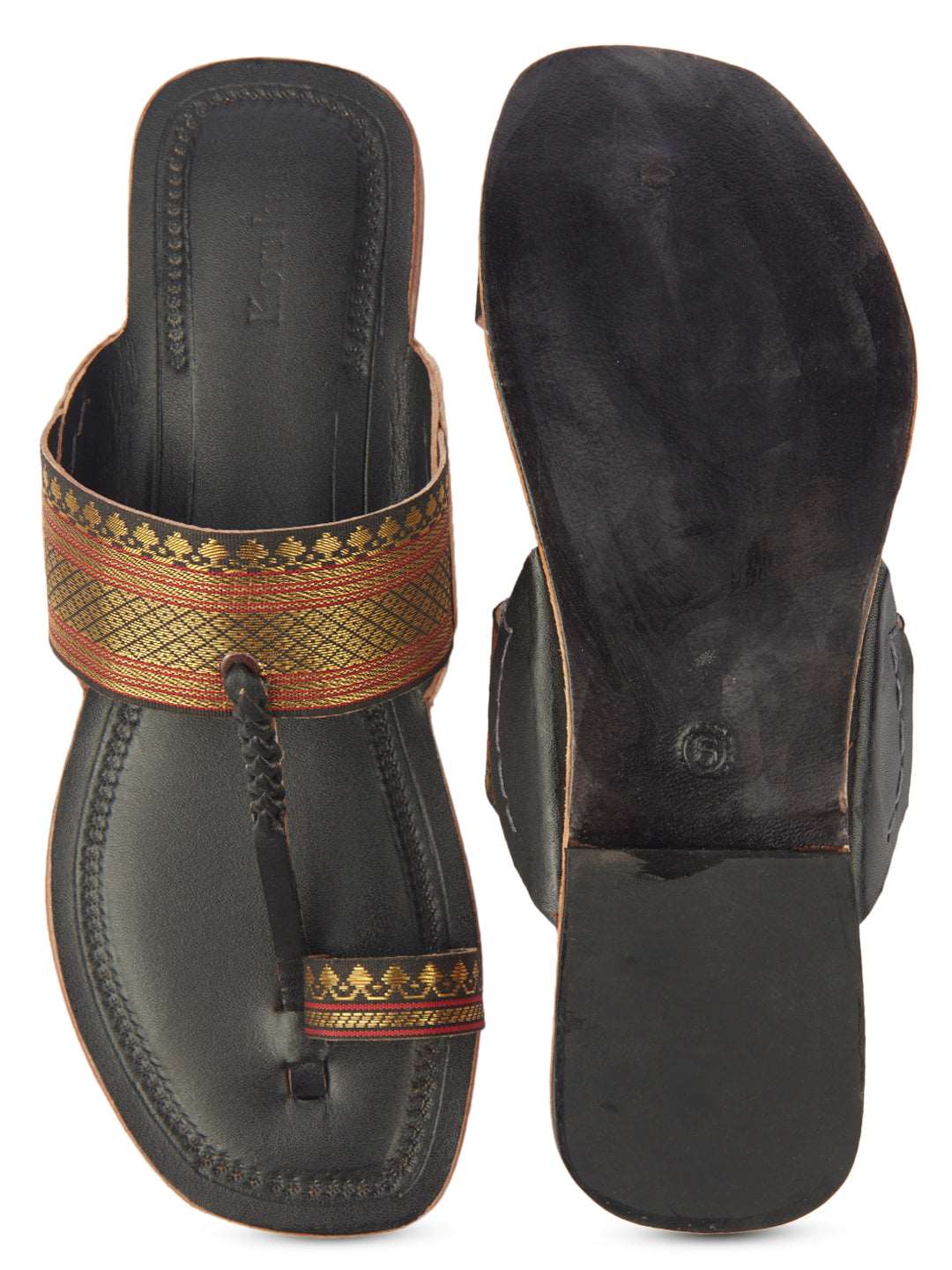 Jari Chic kolhapuri chappal for women