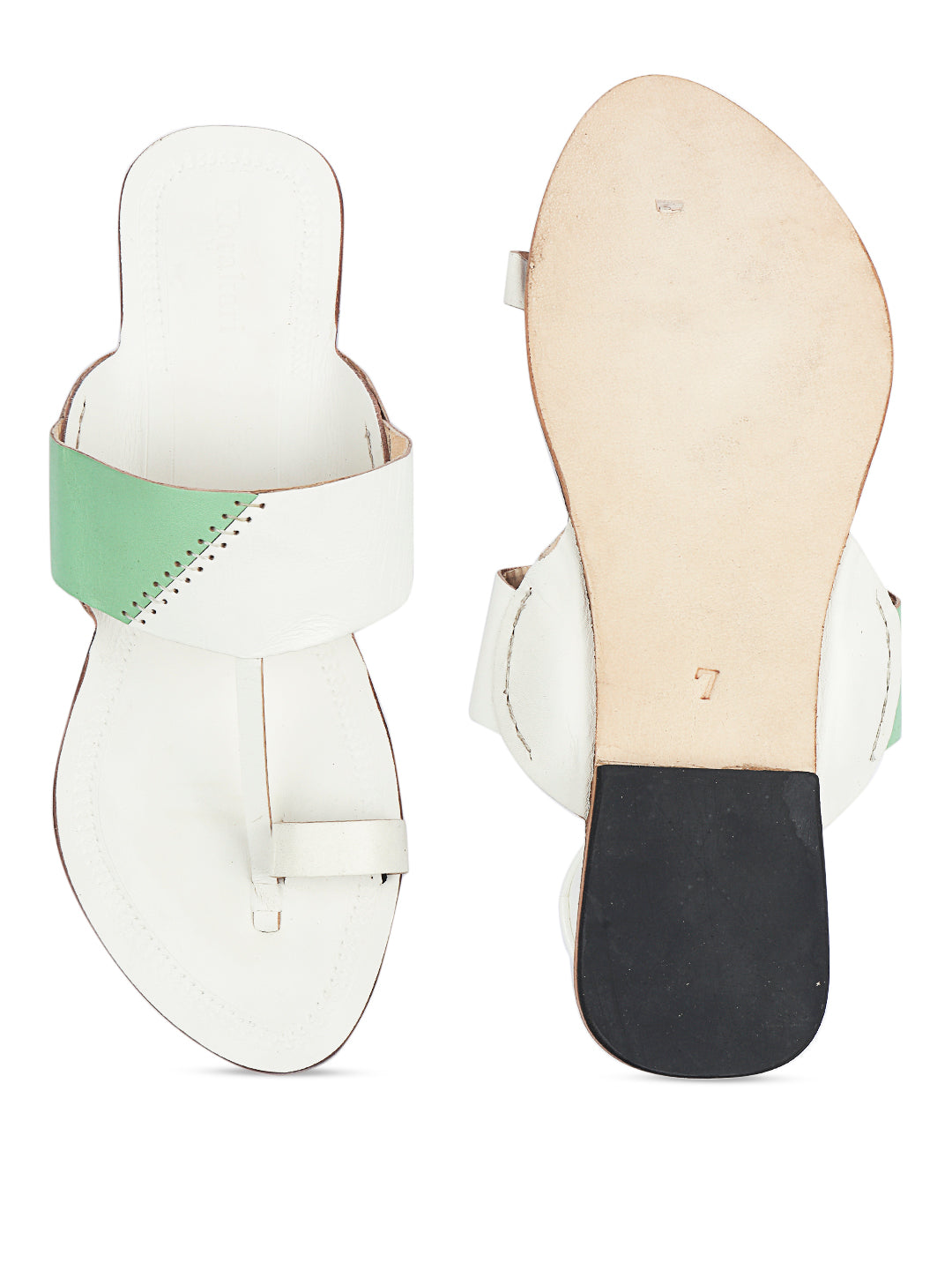 Chic Pista Green - Kolhapuri Chappal for Women