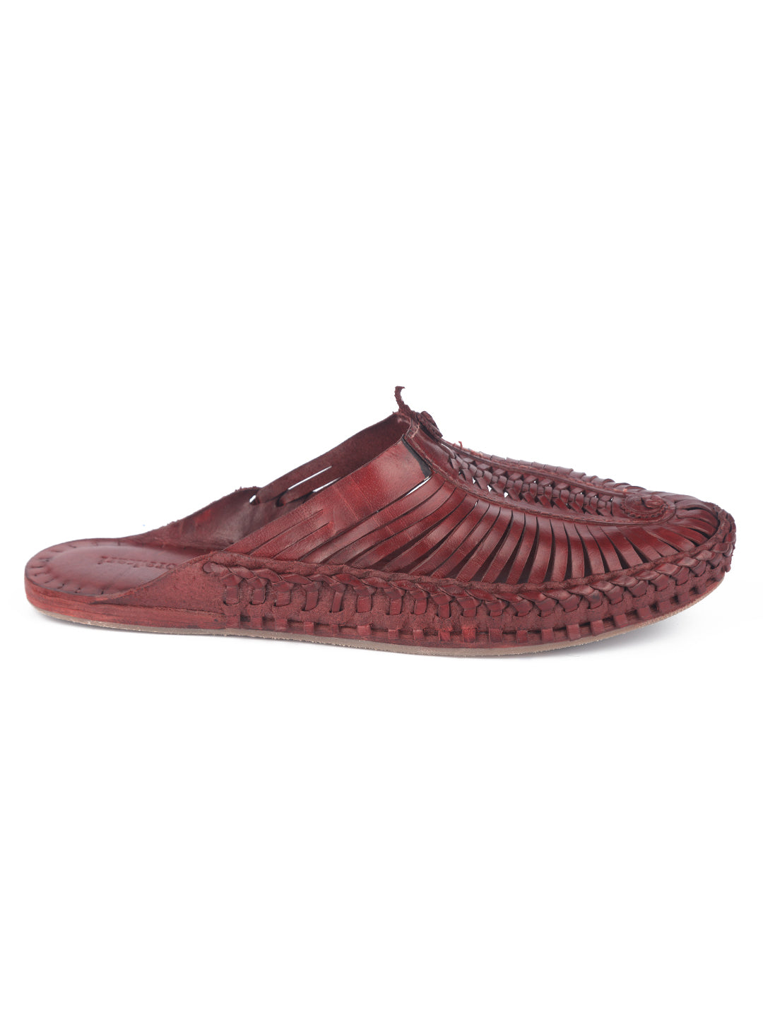 Wedding Roman - Red Brown - Kolhapuri Chappal for men
