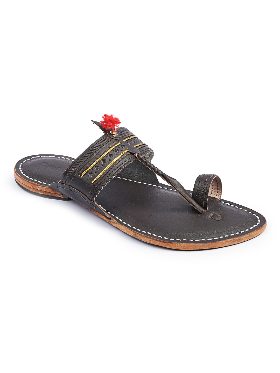 Elegant Brown - Kolhapur Chappal for Men