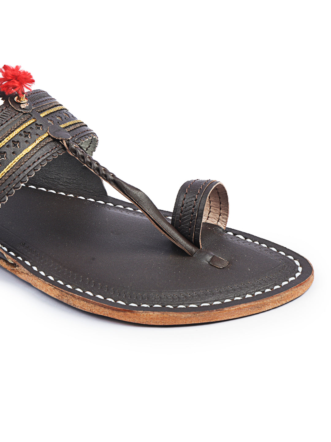 Elegant Brown - Kolhapur Chappal for Men