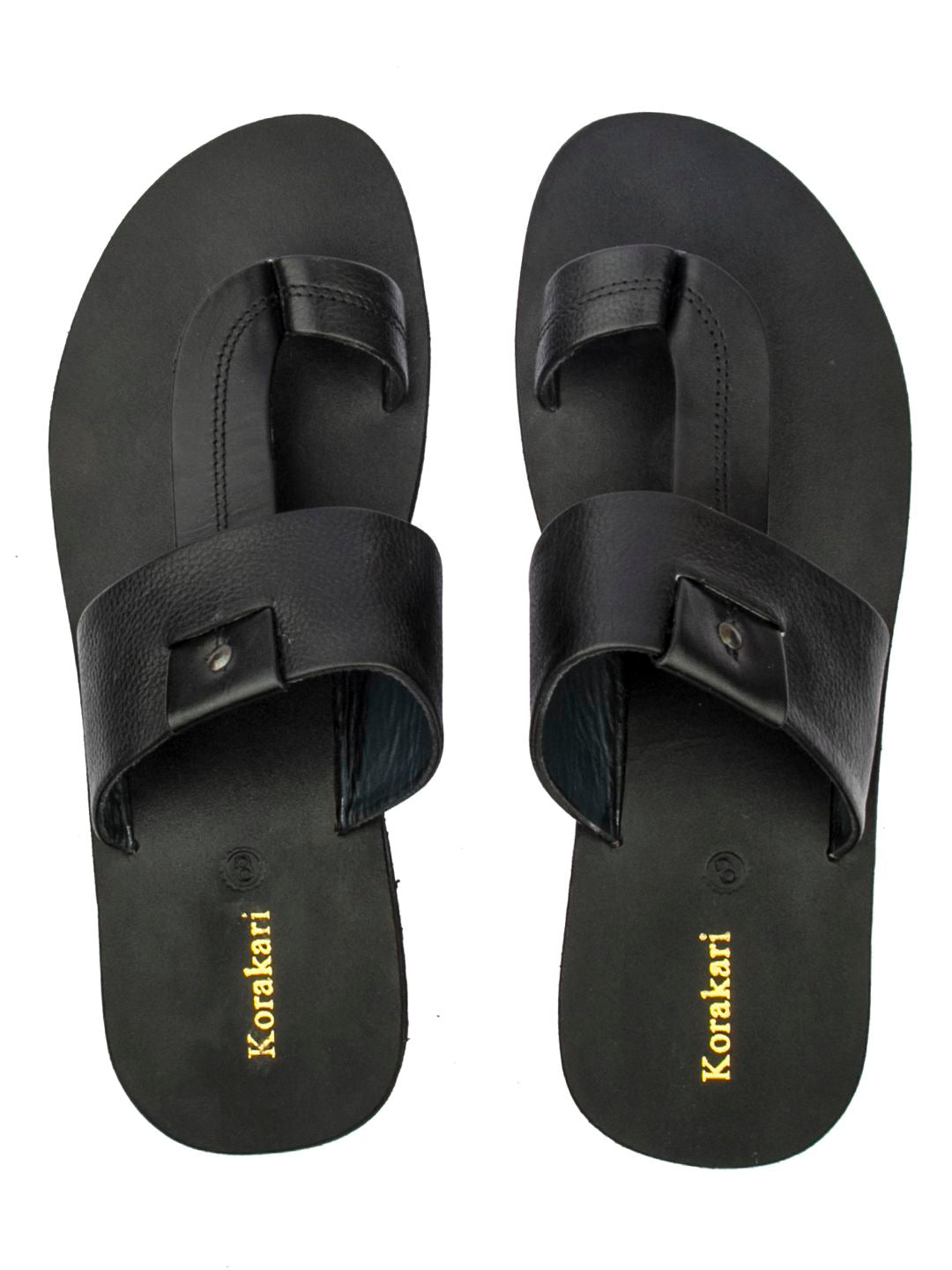 Ultimate Comfort: Handmade Black Leather Sandals for Men