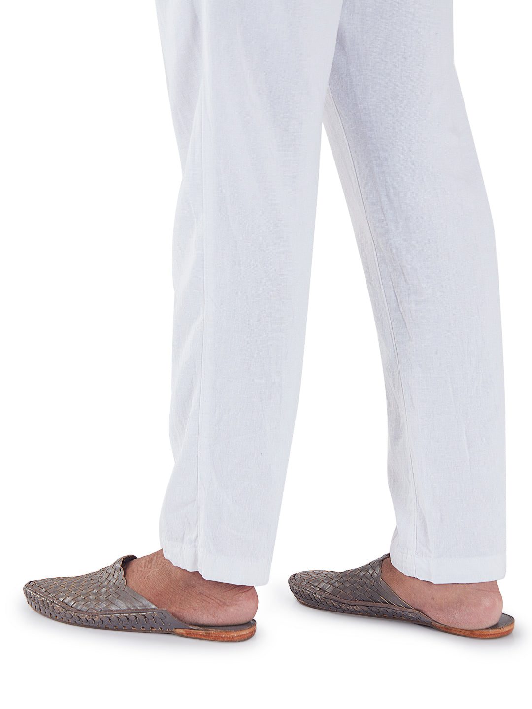 Half Kolhapuri Grey - Kolhapuri Chappal for men