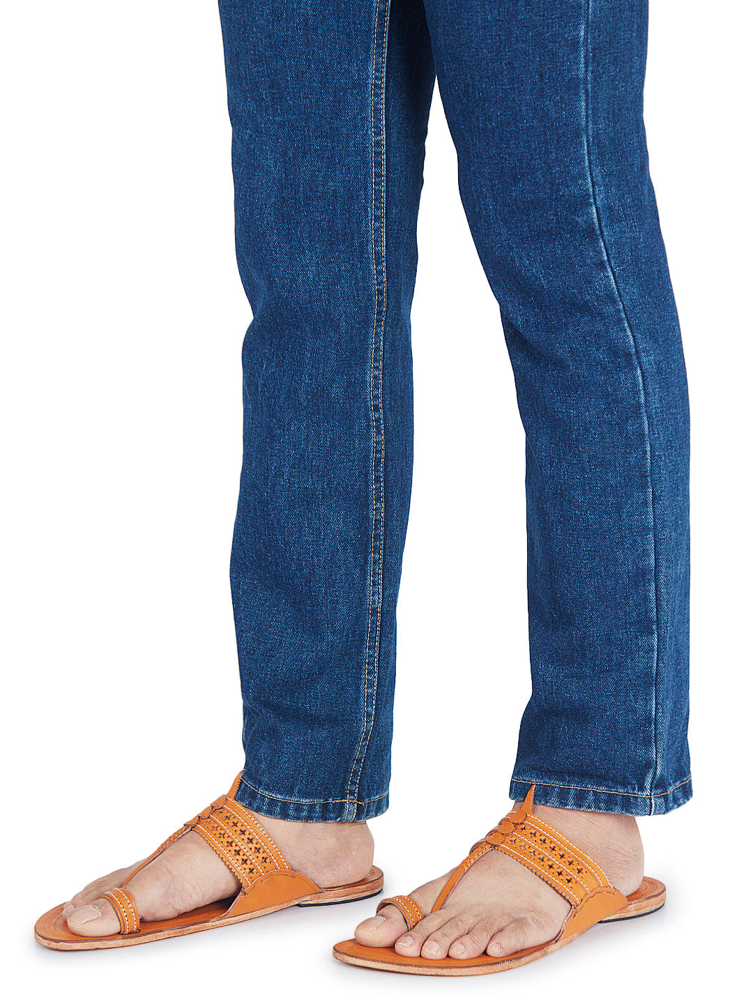Yellow - Men Kolhapuri Chappal