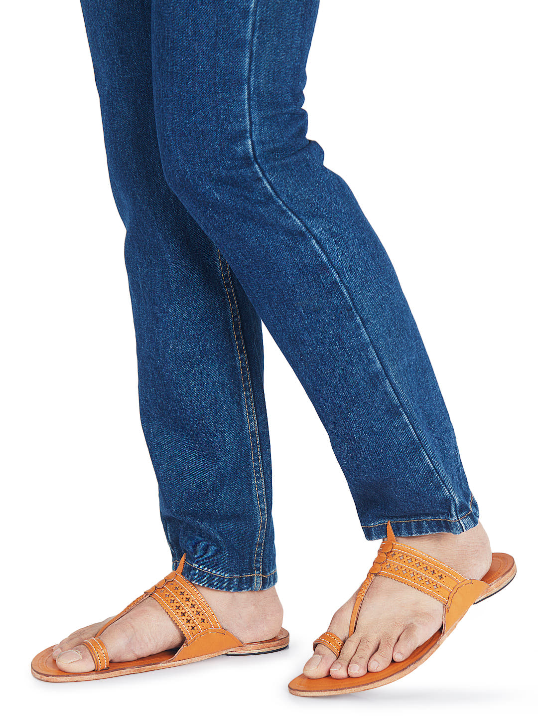 Yellow - Men Kolhapuri Chappal