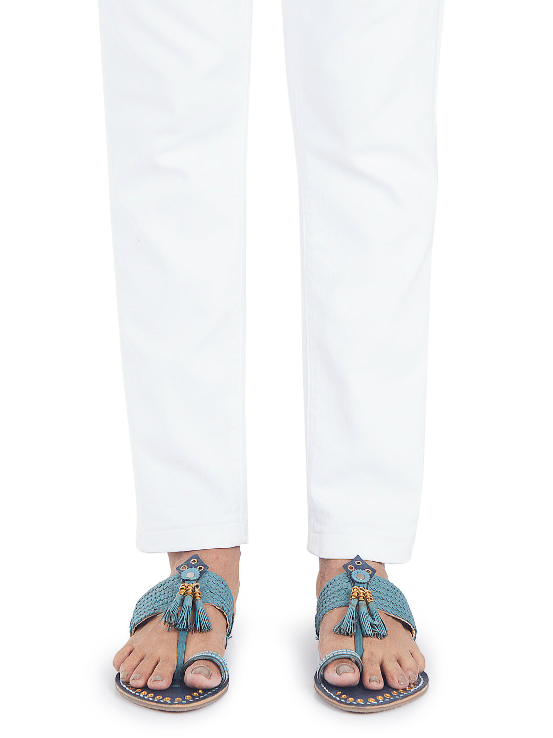 Blue Sky - Kolhapuri Wedding Chappal for women