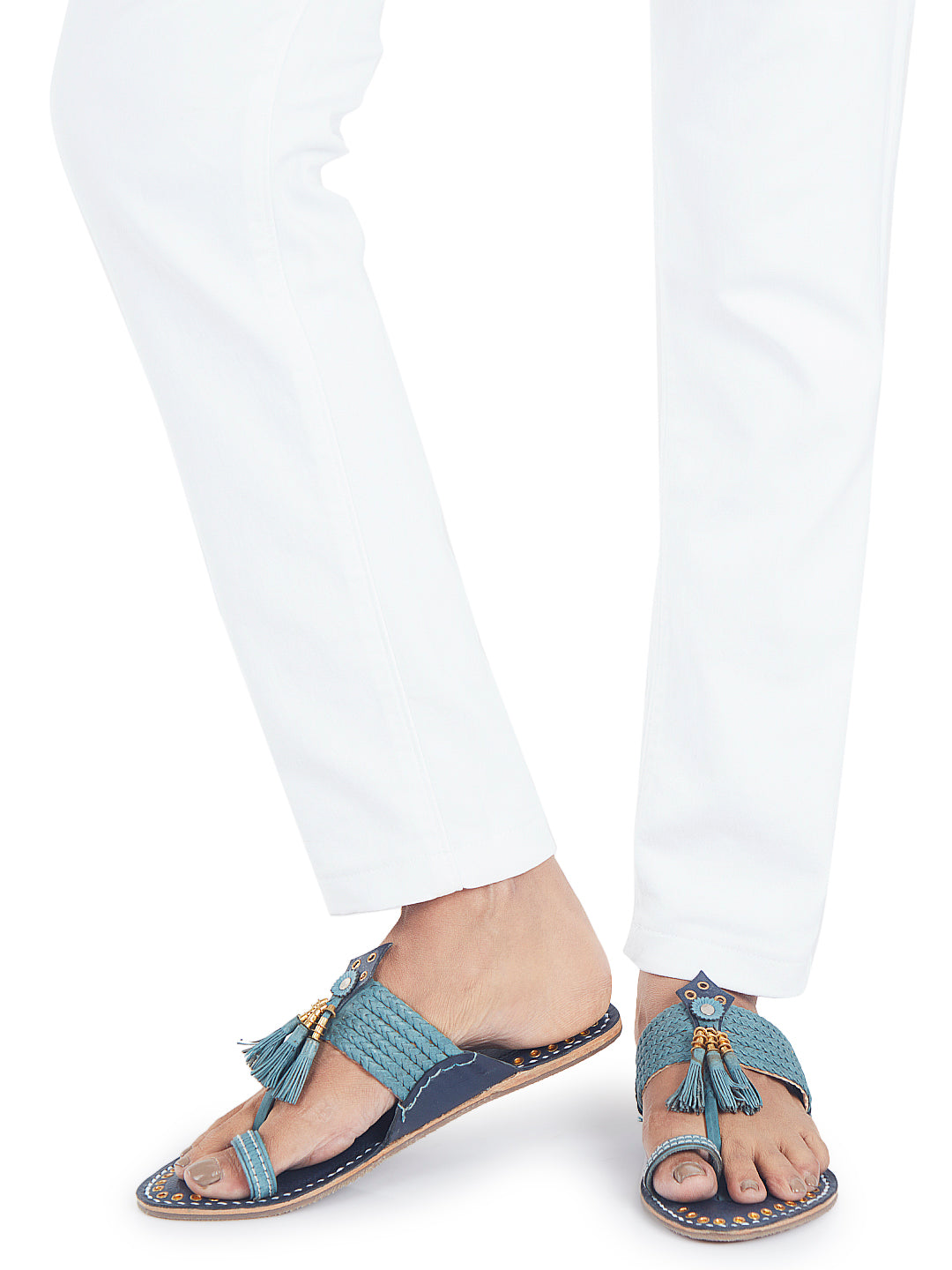 Blue Sky - Kolhapuri Wedding Chappal for women