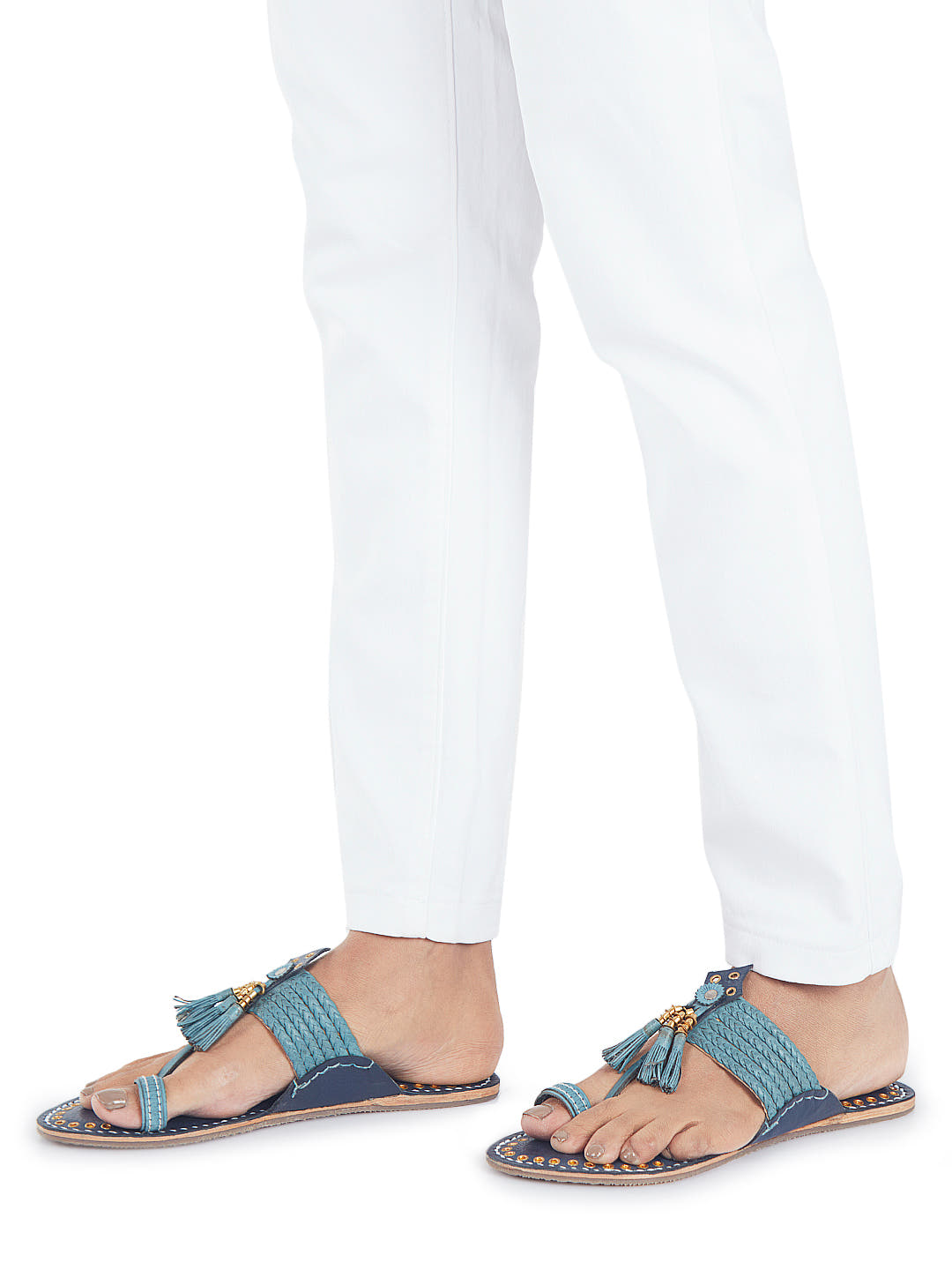 Blue Sky - Kolhapuri Wedding Chappal for women