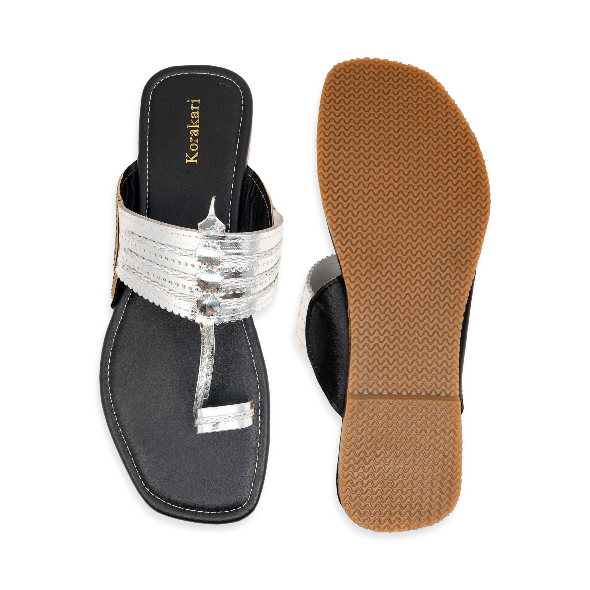Silverfox Kolhapuri Chappal for Women