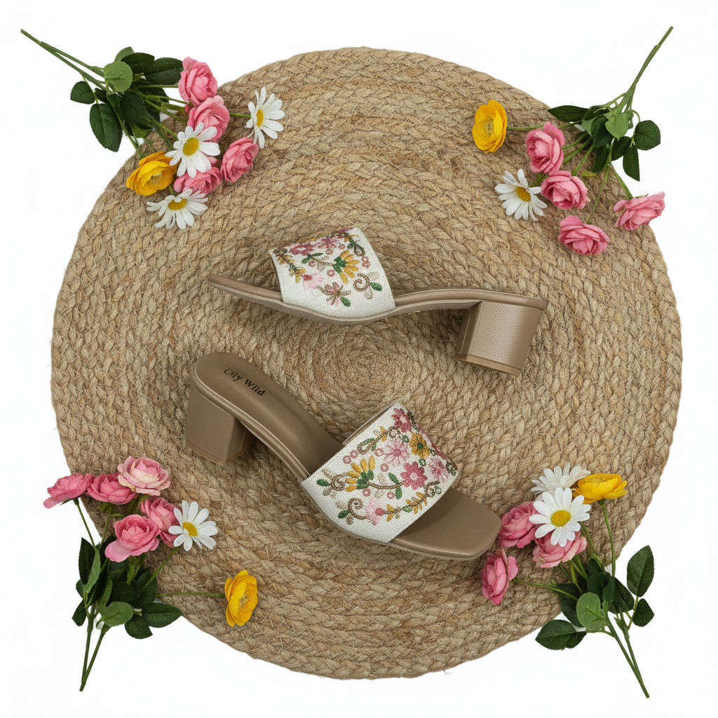 Shehzaadi - White Slip-On