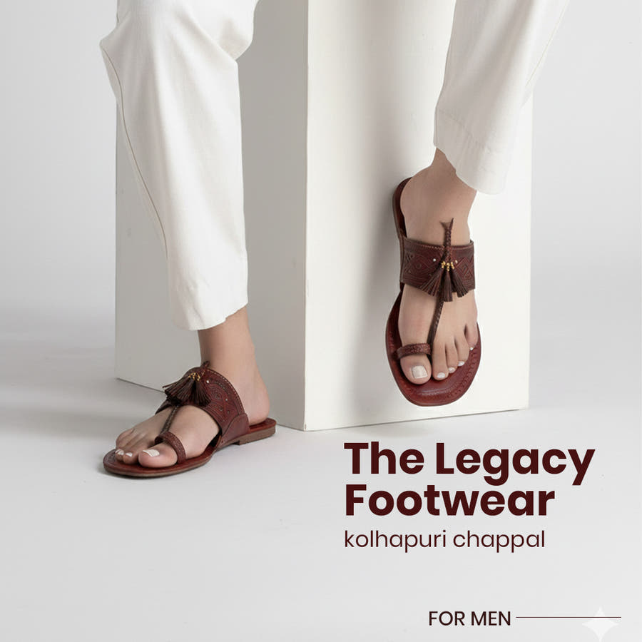 The Legacy Footwear - Men Kolhapuri Chappal