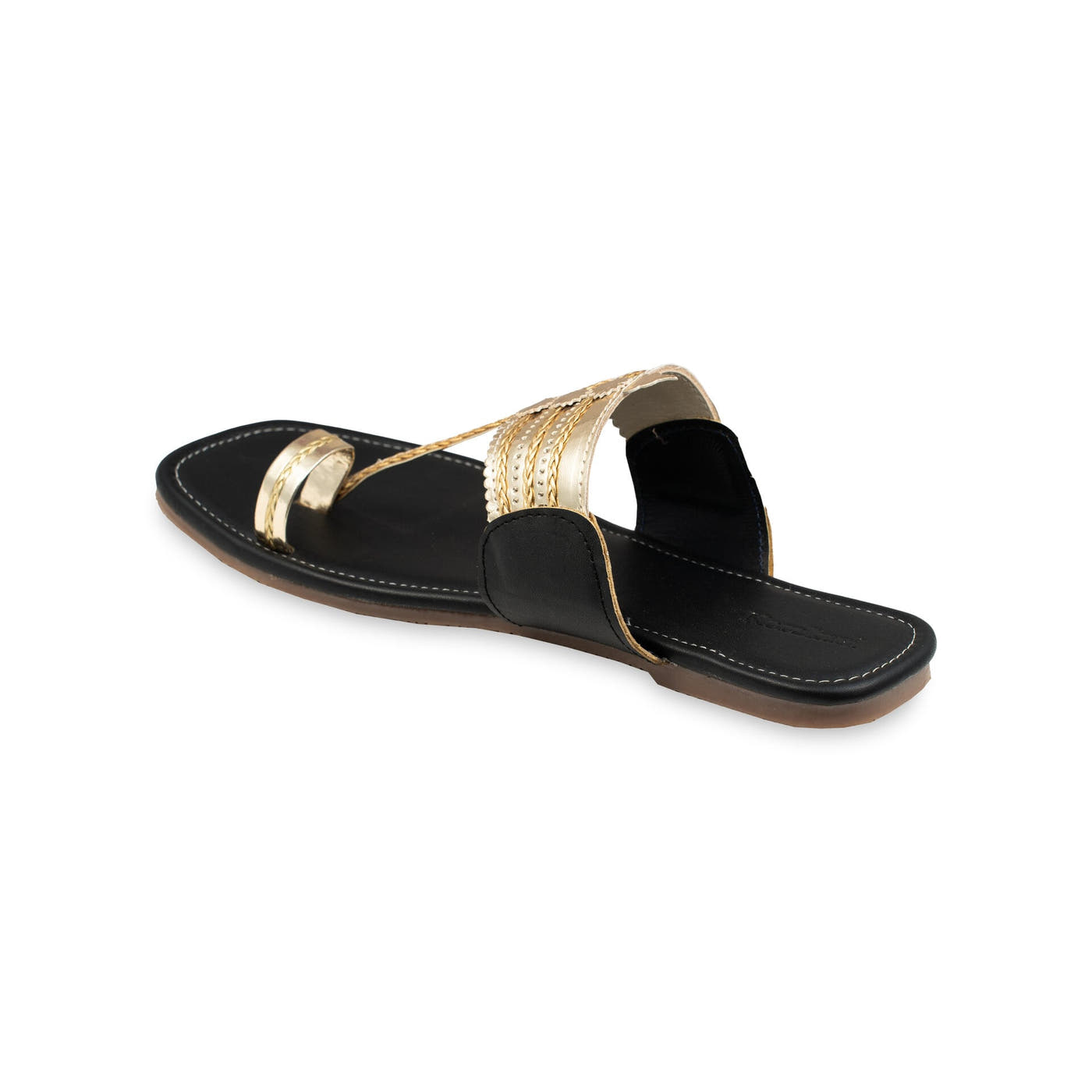 Golden Glow Walkers Kolhapuri Chappals for Women