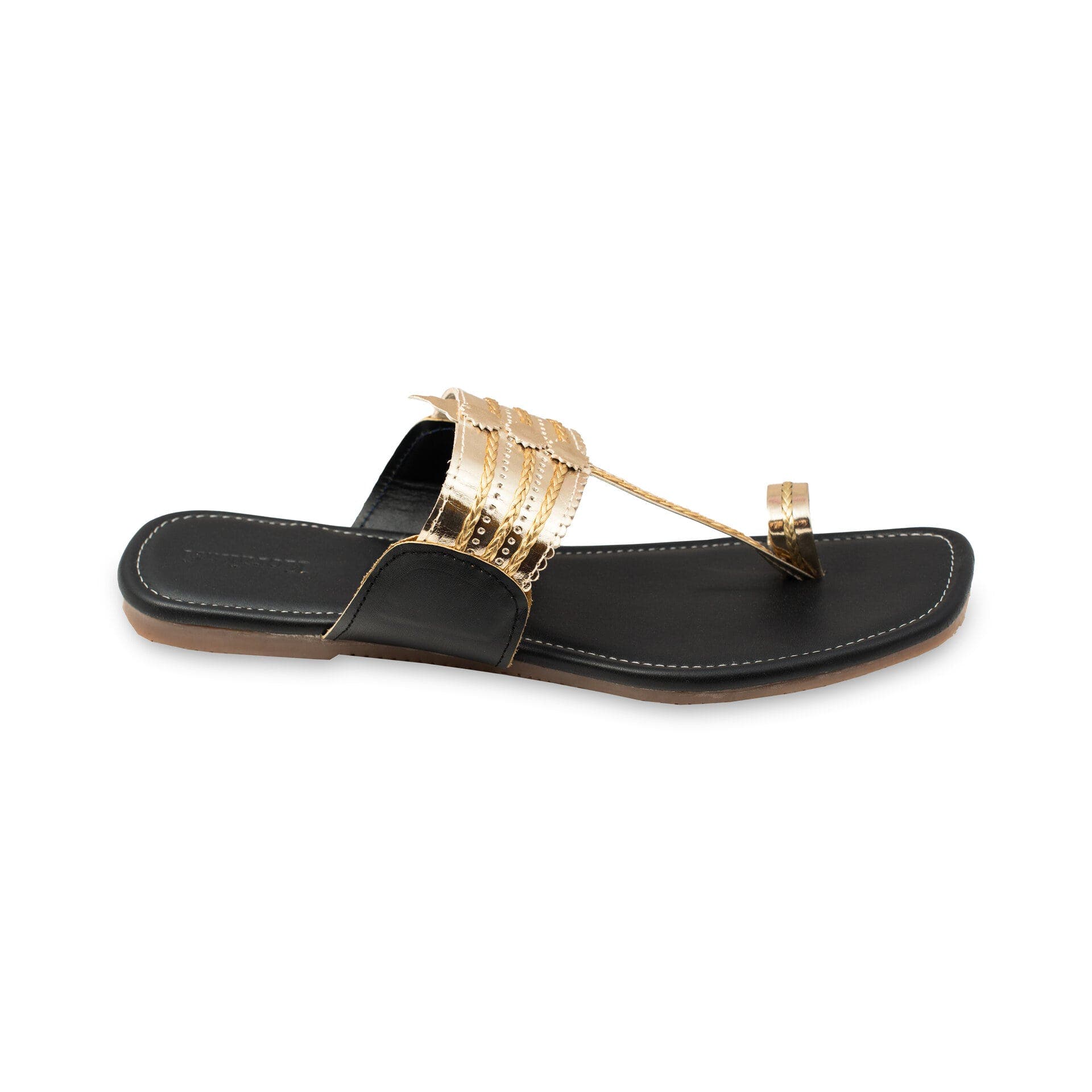 Golden Glow Walkers Kolhapuri Chappals for Women