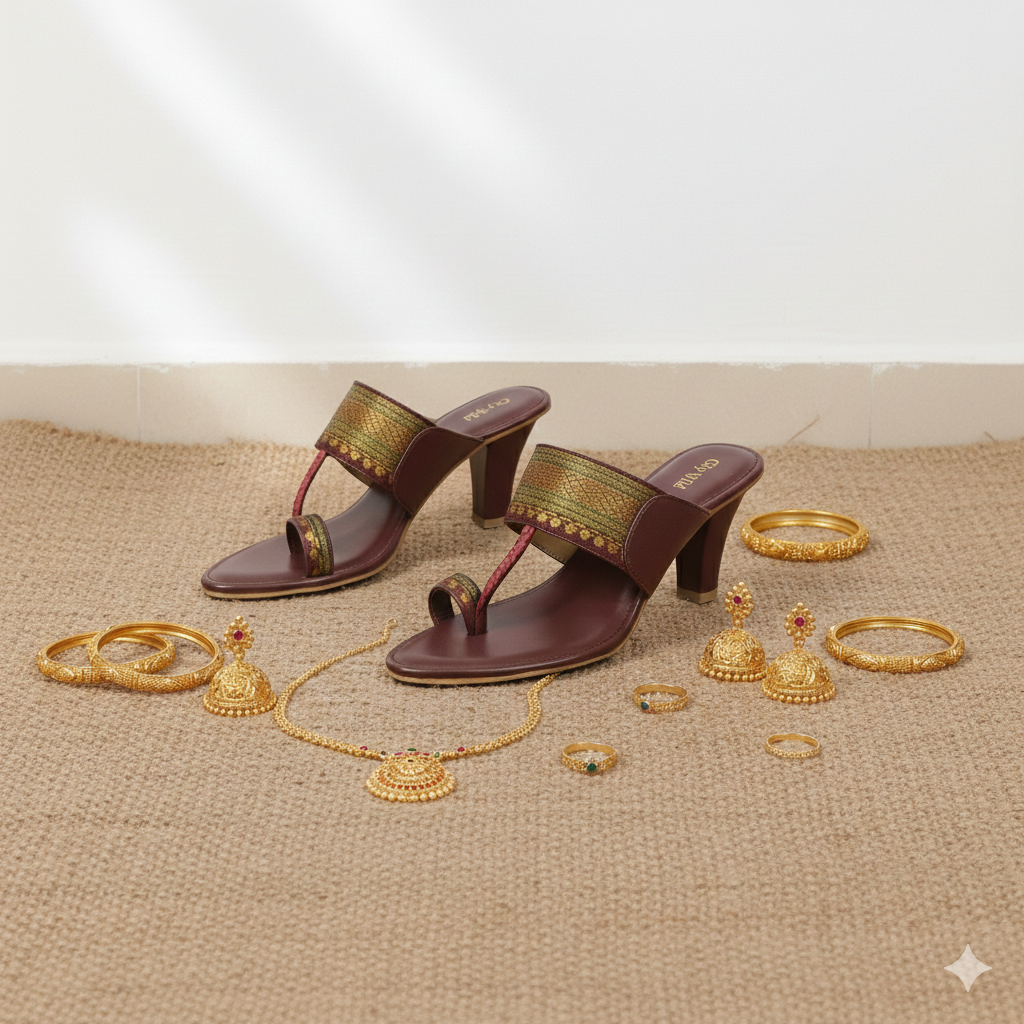 Kumkum - Kolhapuri sandals