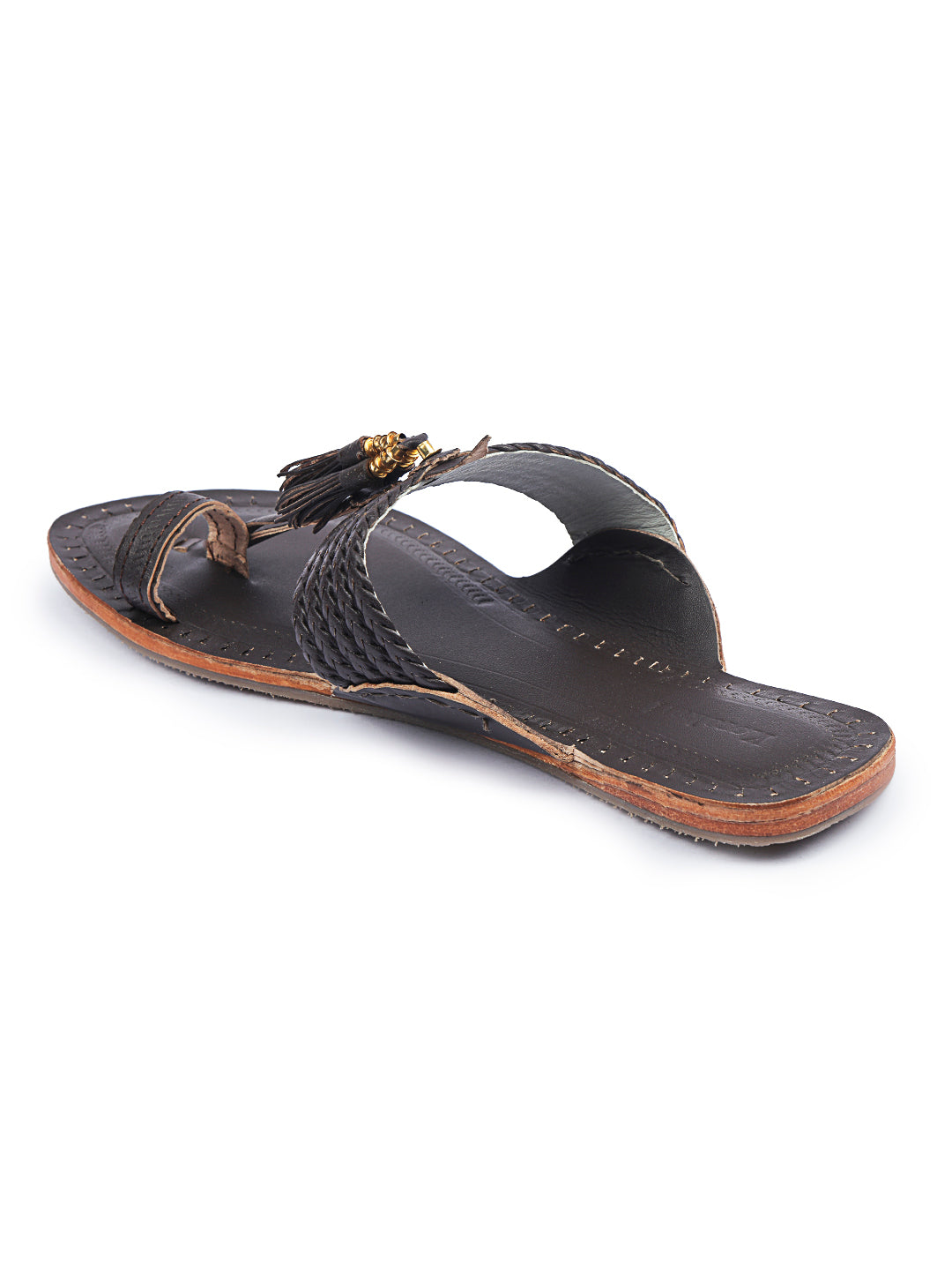 Elegant Browns Women's Kolhapuri Chappal