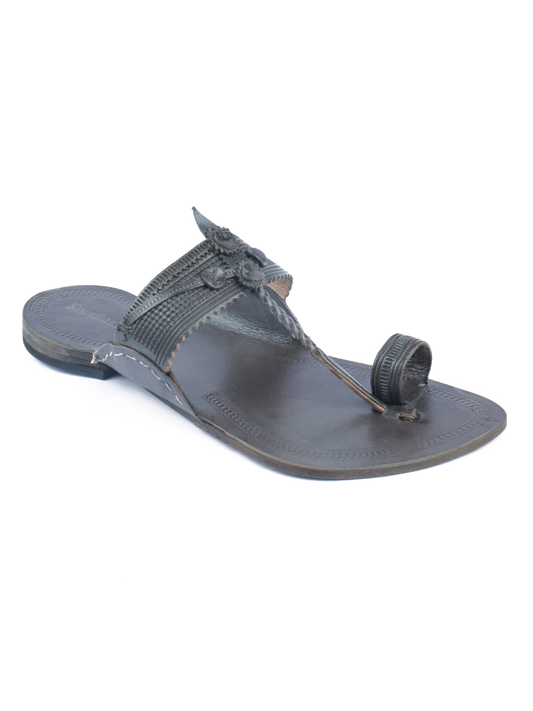 Brown Bomber Men's Kohlapuri Chappal