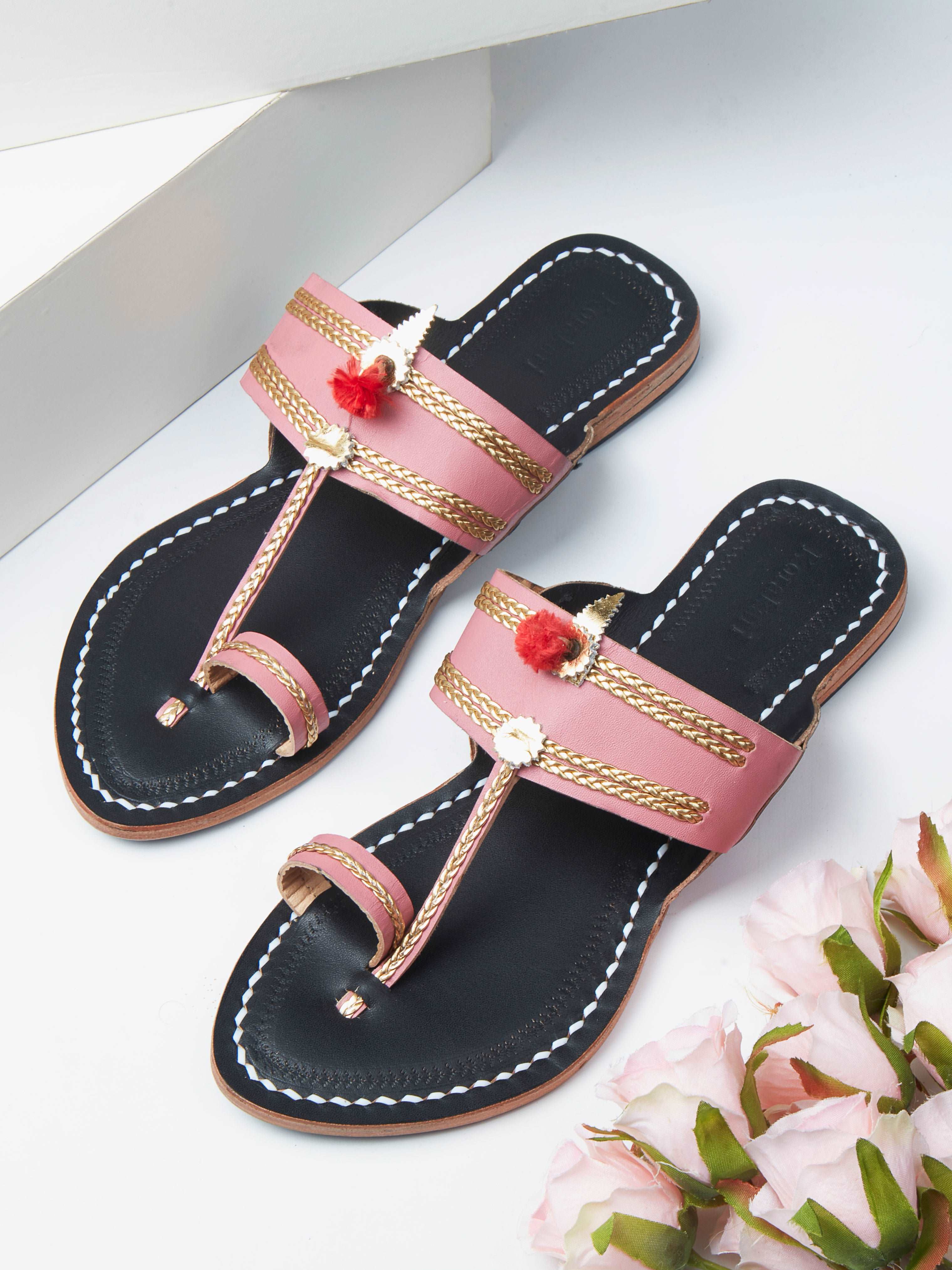 Headturner Pink - Kolhapuri Chappal for Women