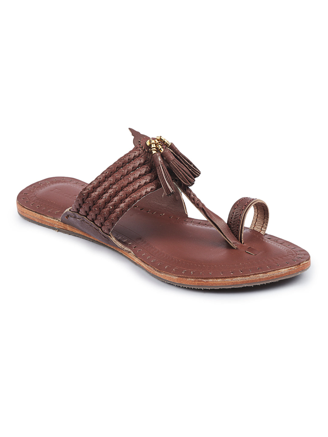 Elegant Red  kolhapuri chappal for women