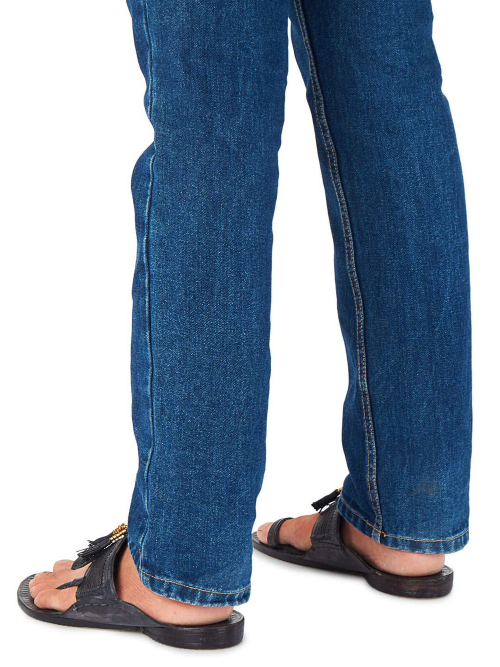 Classic Men in Black - Kolhapuri Chappal