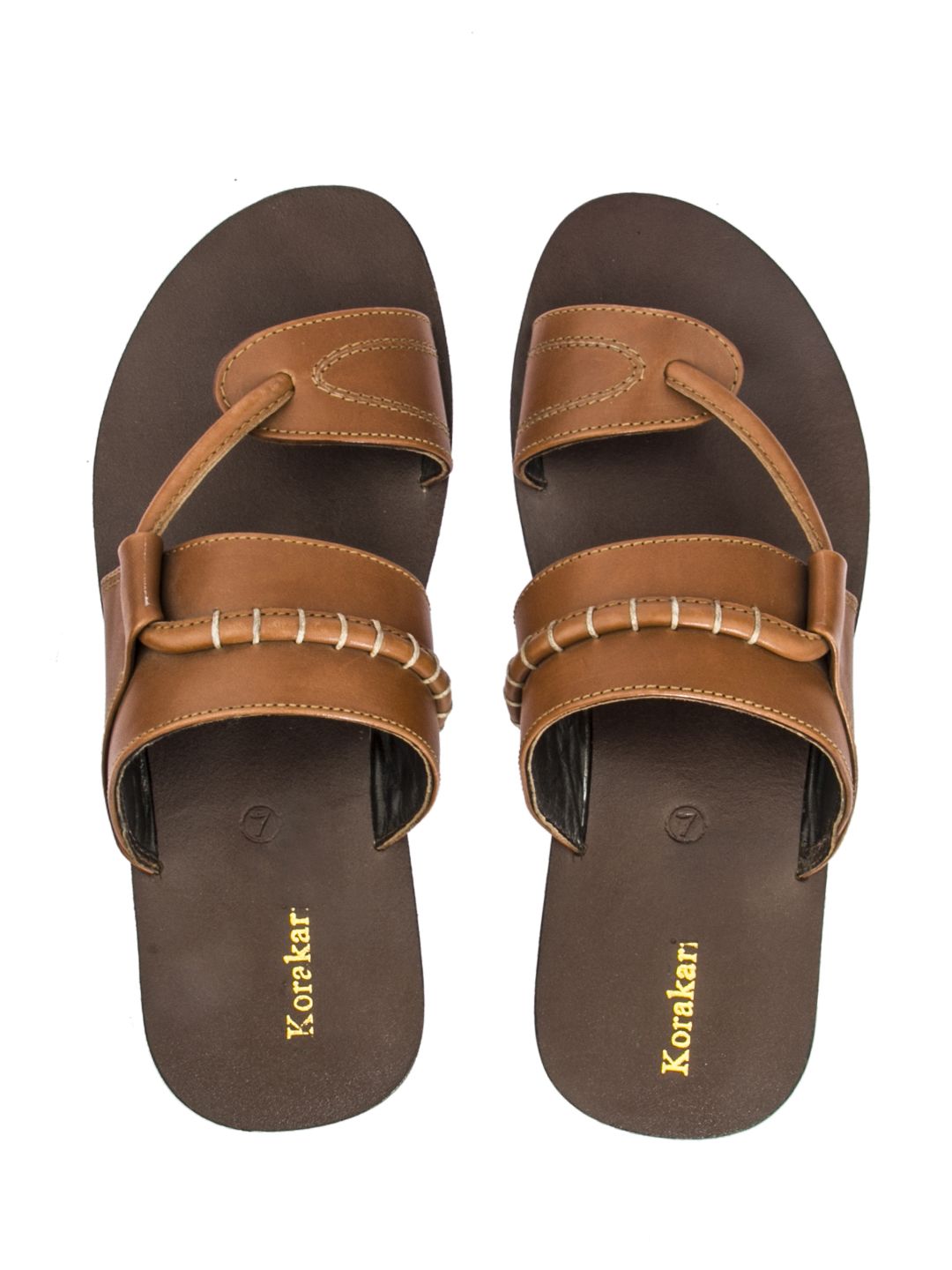 Timeless Style: Handmade Tan and Brown Leather Sandals for Men
