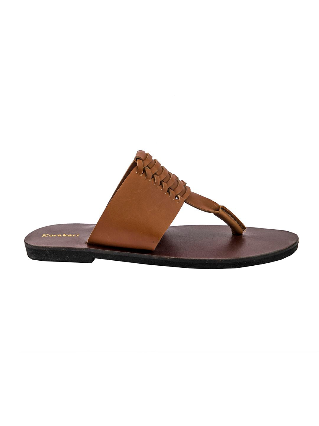 Timeless Roman Elegance: Handmade Tan and Brown Leather Sandals for Men