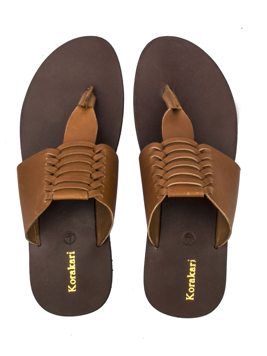 Timeless Roman Elegance: Handmade Tan and Brown Leather Sandals for Men
