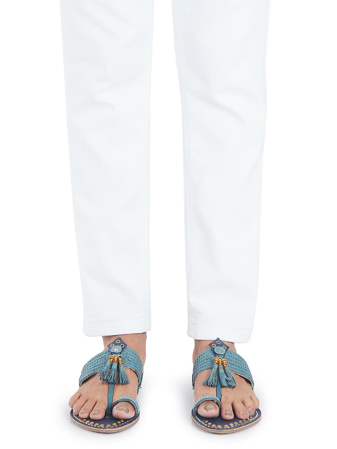 Blue Sky - Kolhapuri Wedding Chappal for women