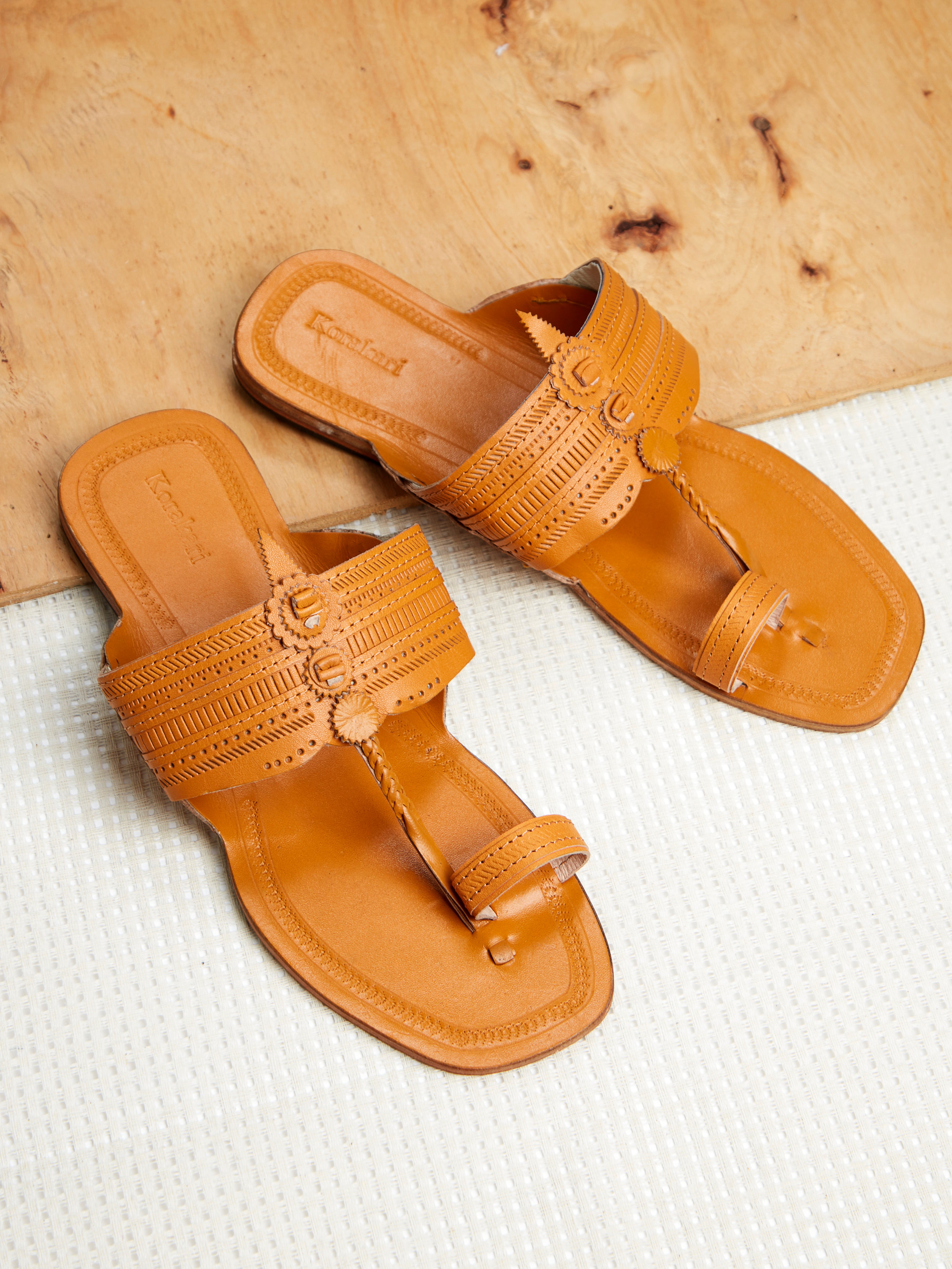 Yoga Yellow - Kolhapuri Chappal for Men