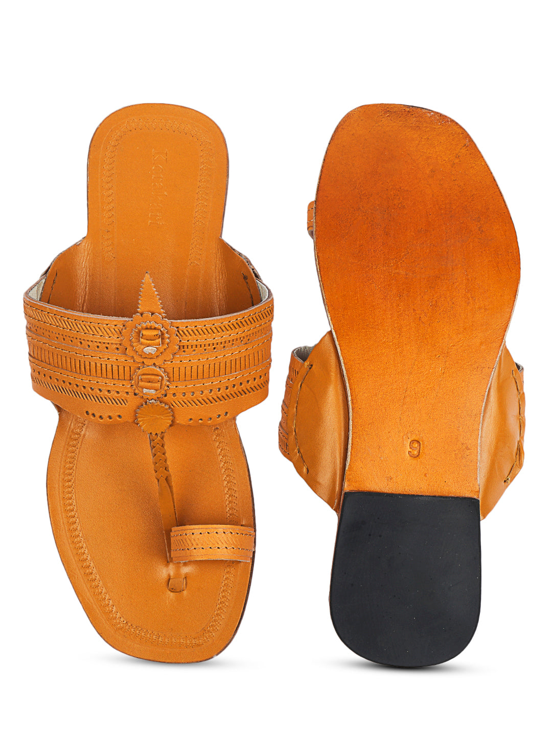 Yoga Yellow - Kolhapuri Chappal for Men