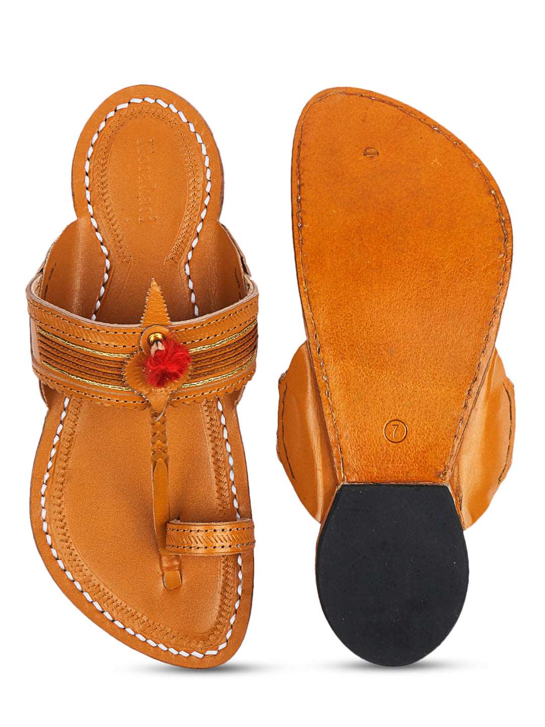 Jari Braids - Men Kolhapuri Chappal