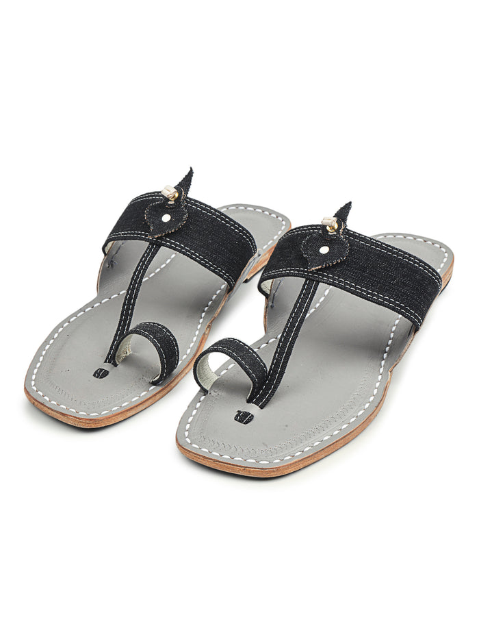 kolhapuri chappal jeans