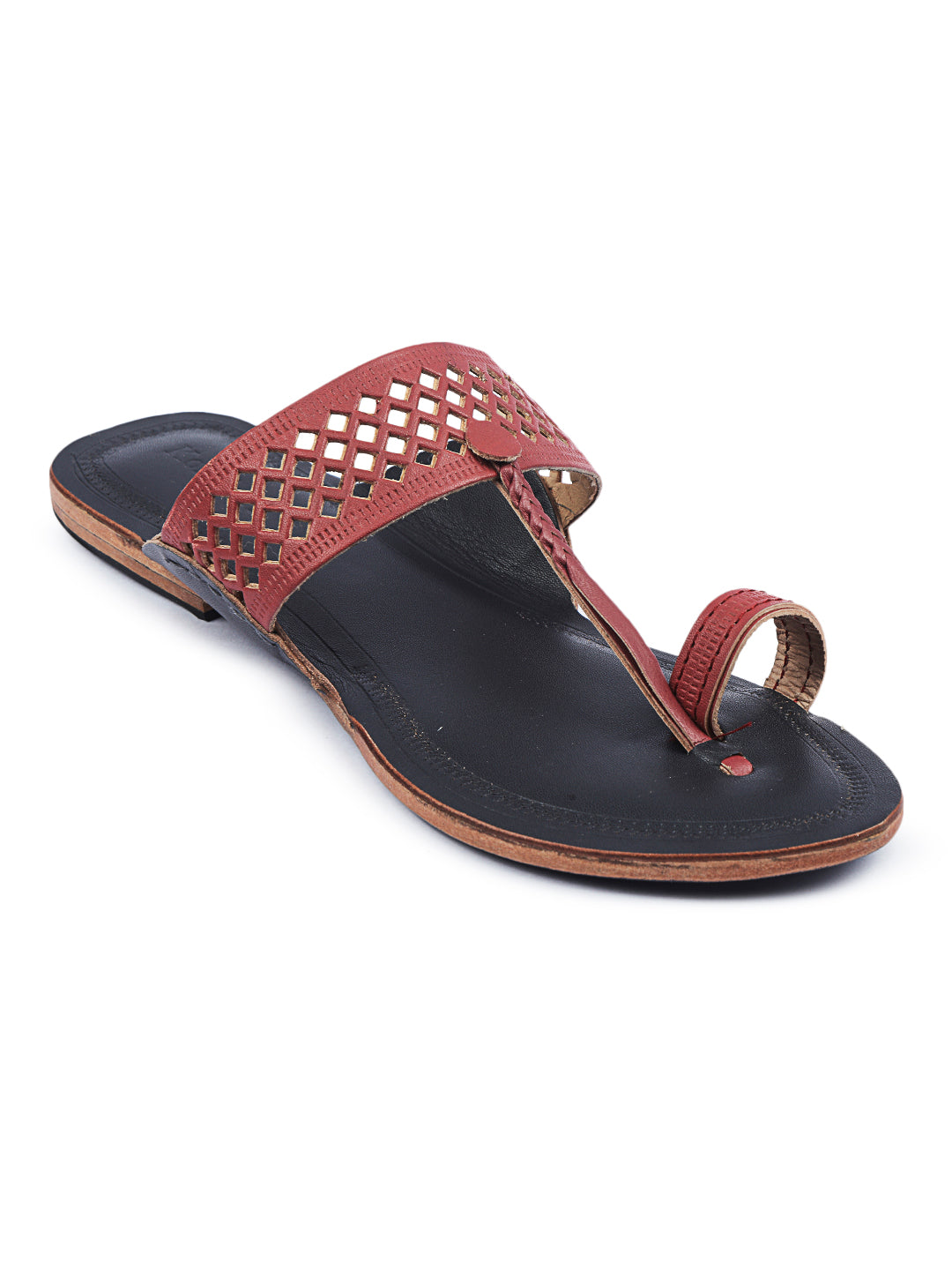 Red & Blue Best Kolhapuri Chappal for Women