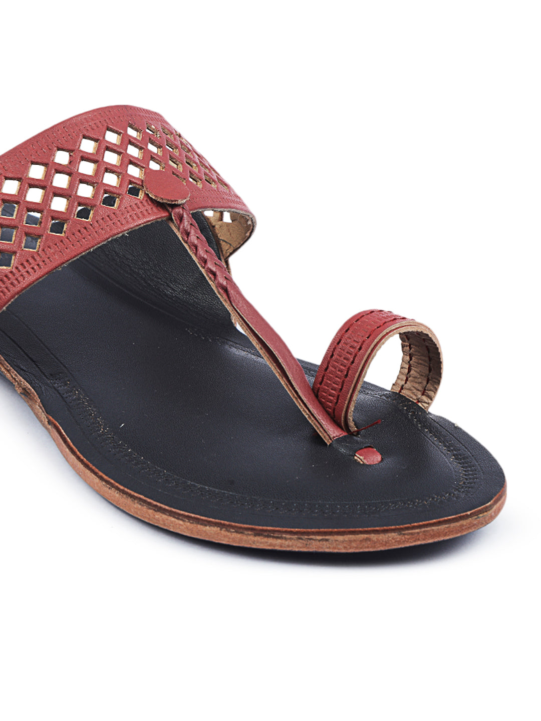 Red & Blue Best Kolhapuri Chappal for Women