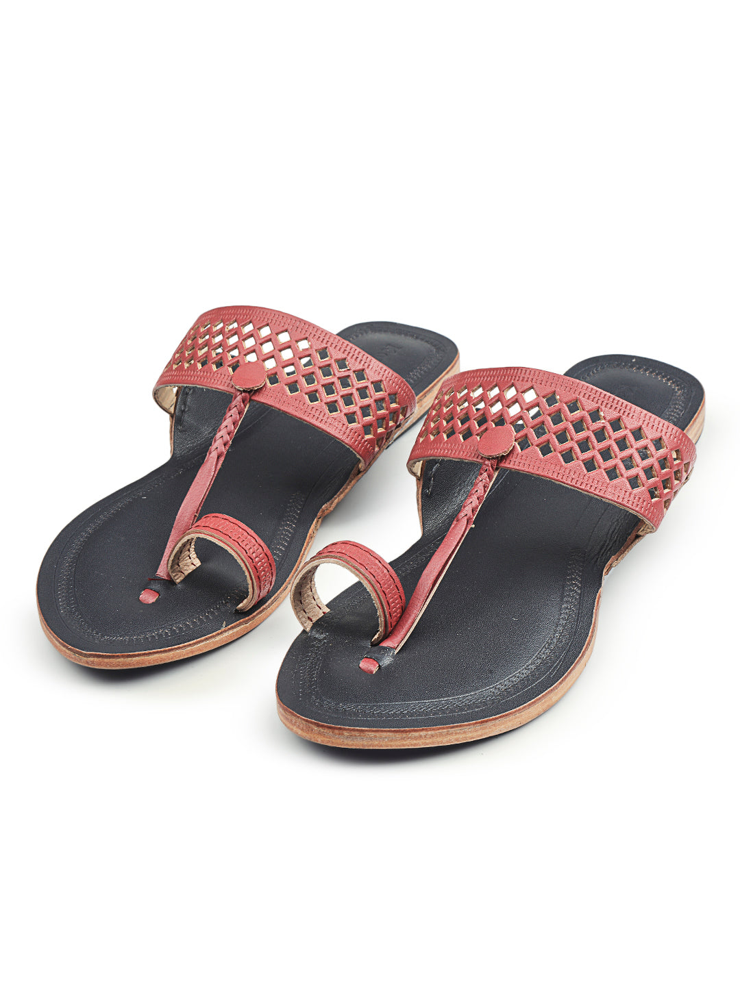 Red & Blue Best Kolhapuri Chappal for Women