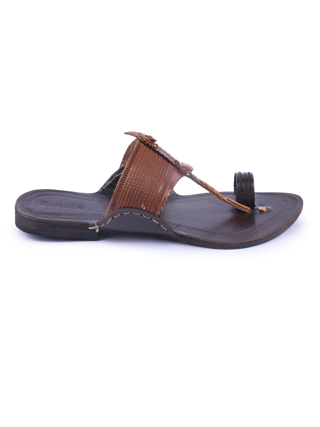 Dual Tone Comfort Women's Kolhapuri Chappal