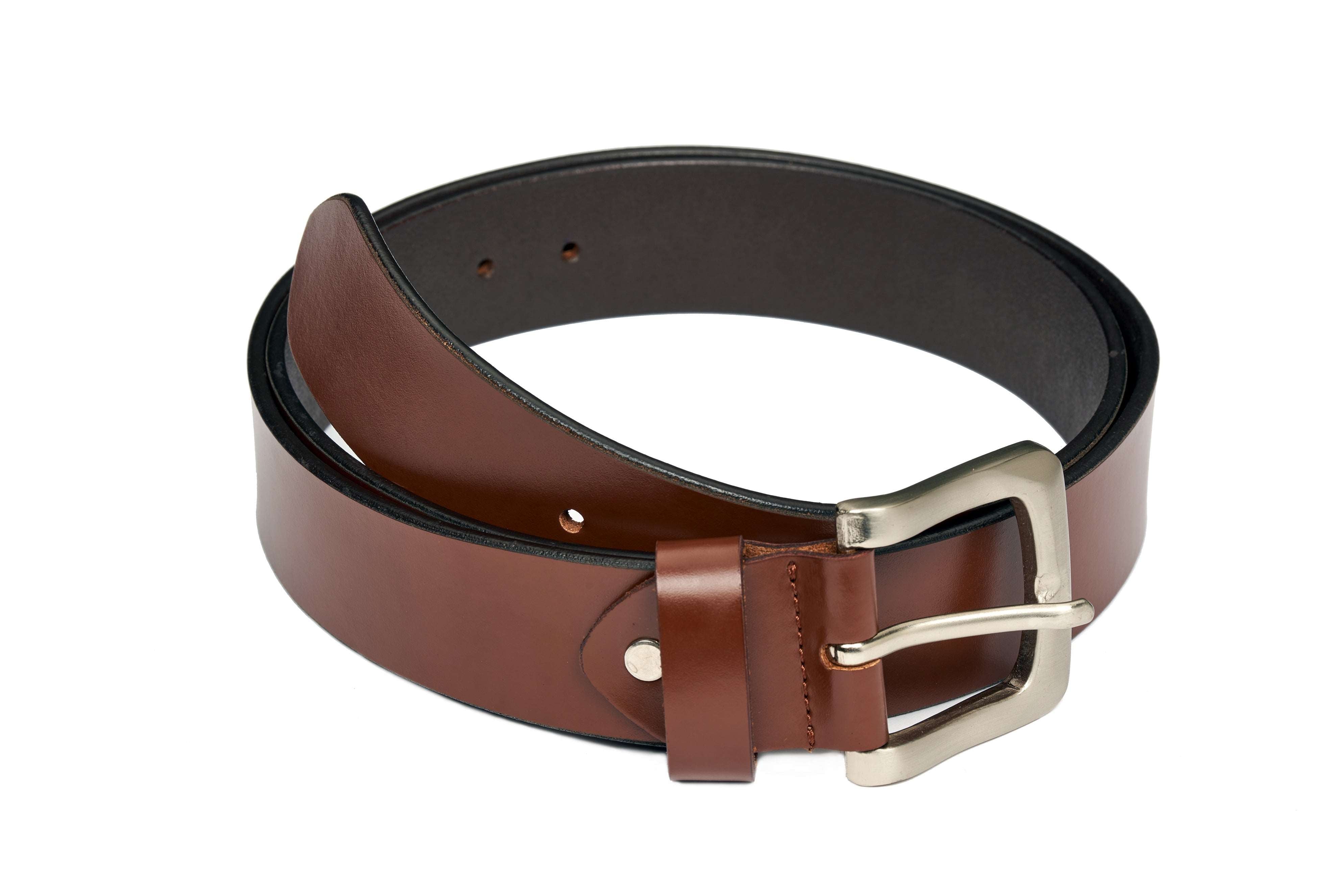 Refined Elegance:- Handmade Light Brown Leather Belt, Timeless and Sustainable
